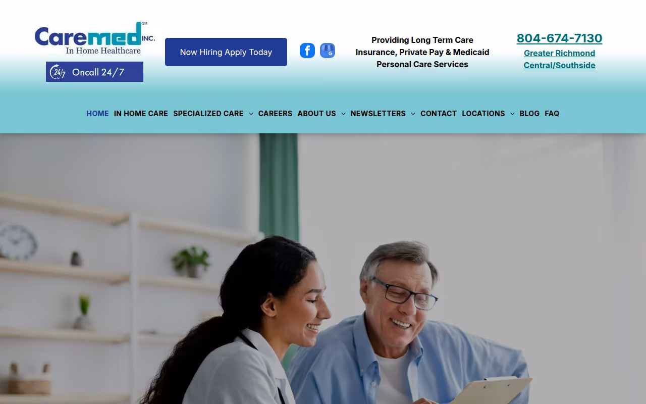 Caremed INC website