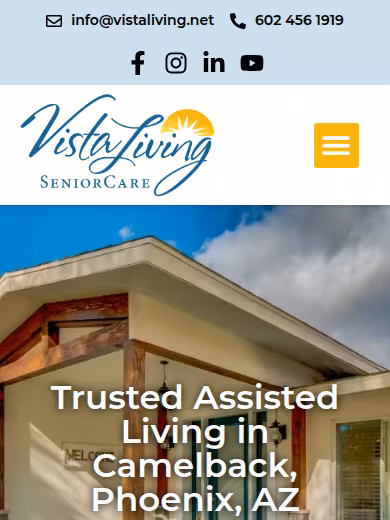 Vista Living Arcadia Assisted Living & Memory Care Phoenix website