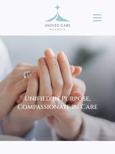 Unified Care Hospice of Texas website