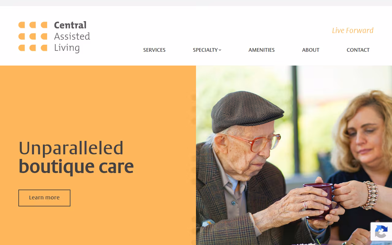 Central Assisted Living website
