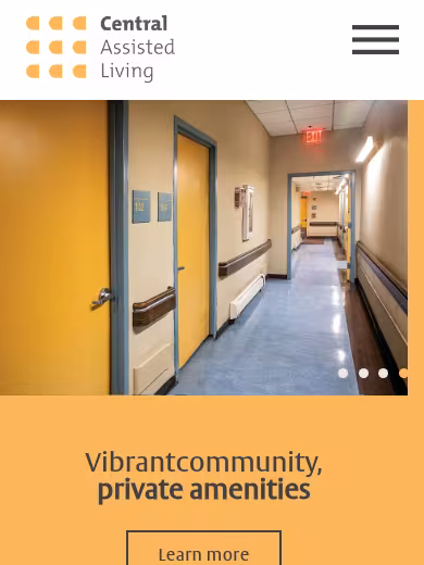 Central Assisted Living website