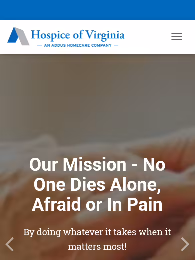Hospice of Virginia website