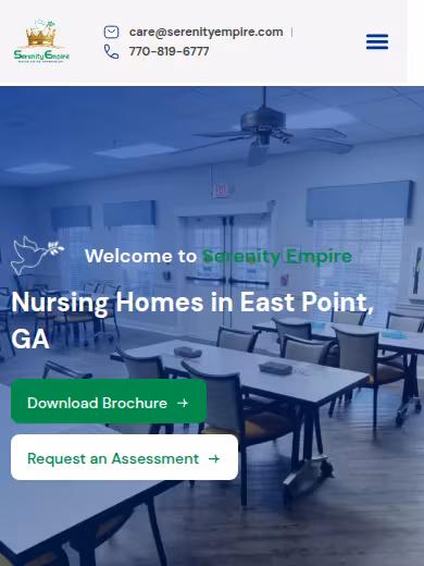 Serenity Empire Personal Care Home | East Point website