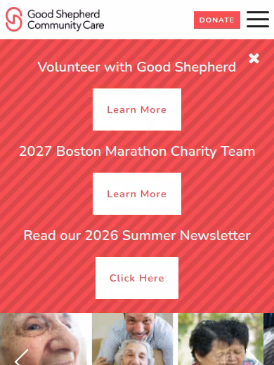 Good Shepherd Community Care website