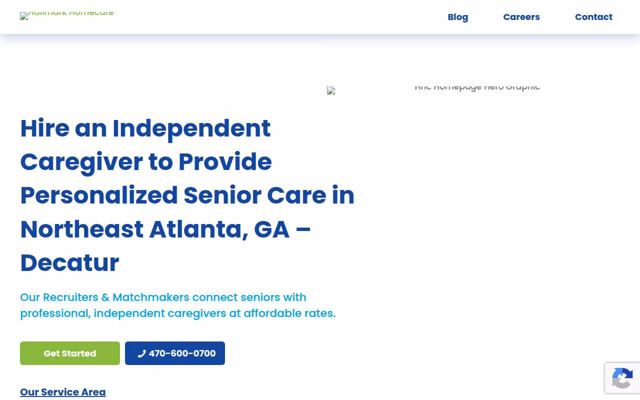 Hallmark Homecare Northeast Atlanta, GA - Decatur website