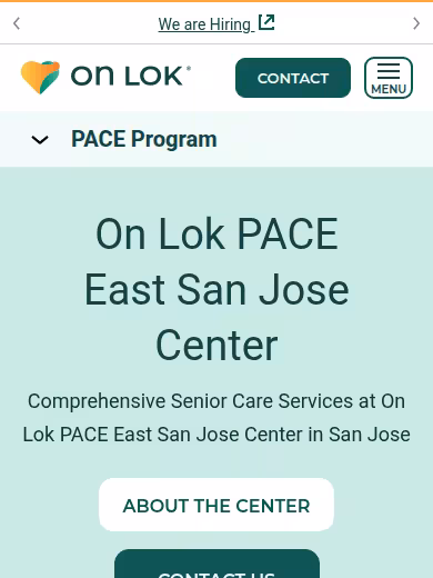 On Lok PACE East San Jose Center website
