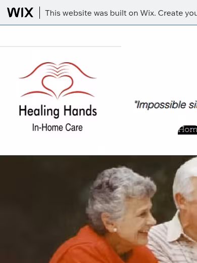 Healing Hands In-Home Care LLC website