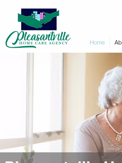 Pleasantville Home Care Agency website