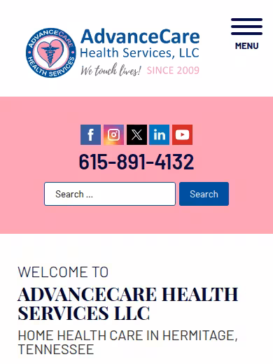 Advancecare Health Services, LLC website