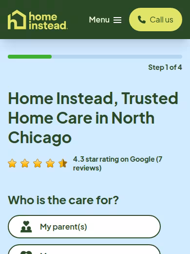 Home Instead, Home Care Services of Chicago website