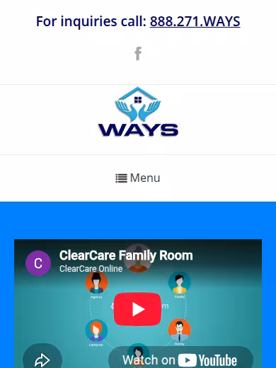 WAYS Home Care & Health Agency, LLC website