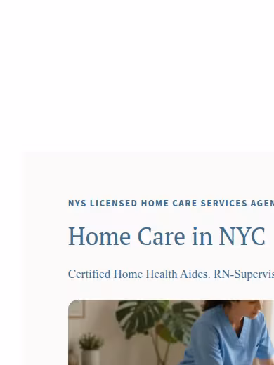 7 Day Home Care website