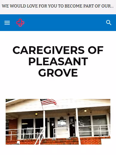 Caregivers of Pleasant Grove website