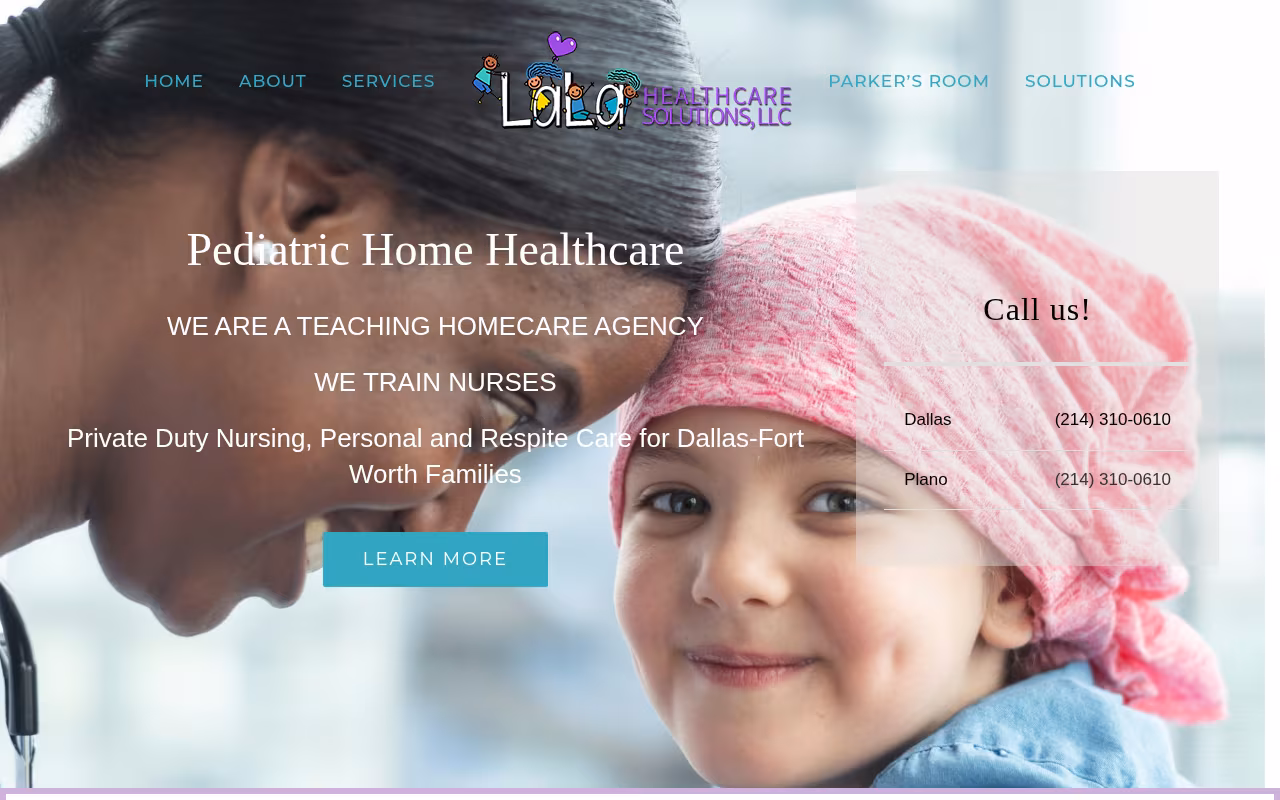 LaLa Healthcare Solutions, LLC website