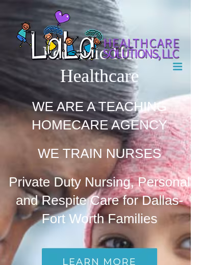 LaLa Healthcare Solutions, LLC website