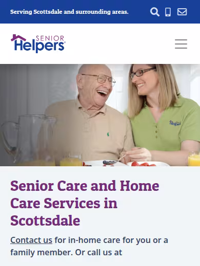 Senior Helpers website