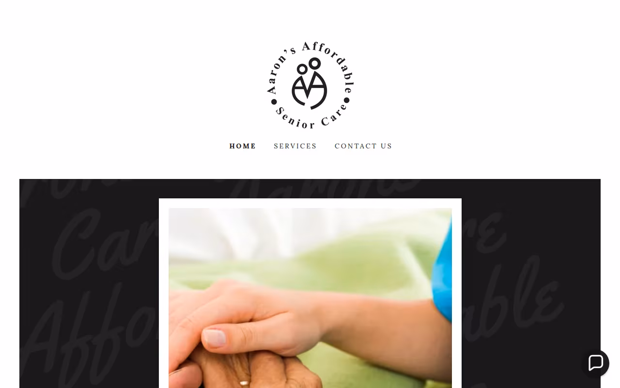 Aarons Affordable Senior Care website