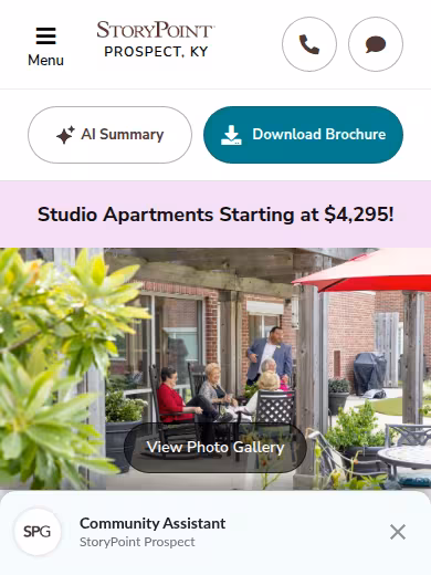 StoryPoint Prospect website
