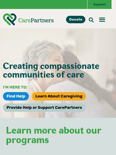 CarePartners website