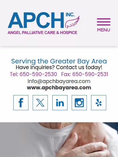 Angel Palliative Care & Hospice, Inc. website