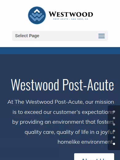 Westwood Post-Acute website
