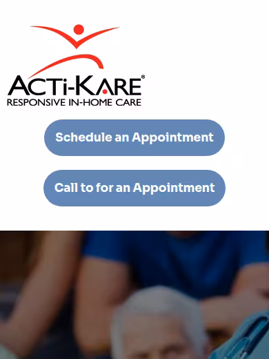 Acti-Kare Responsive In-Home Care of Richmond, VA website