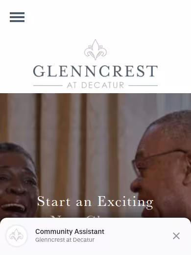 Glenncrest at Decatur website