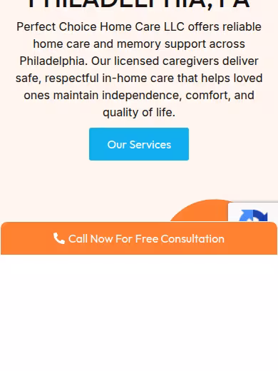 Perfect Choice Home Care, LLC website