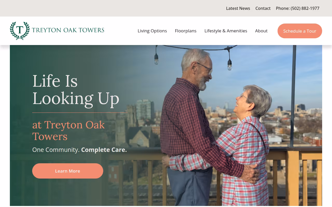 Treyton Oak Towers website