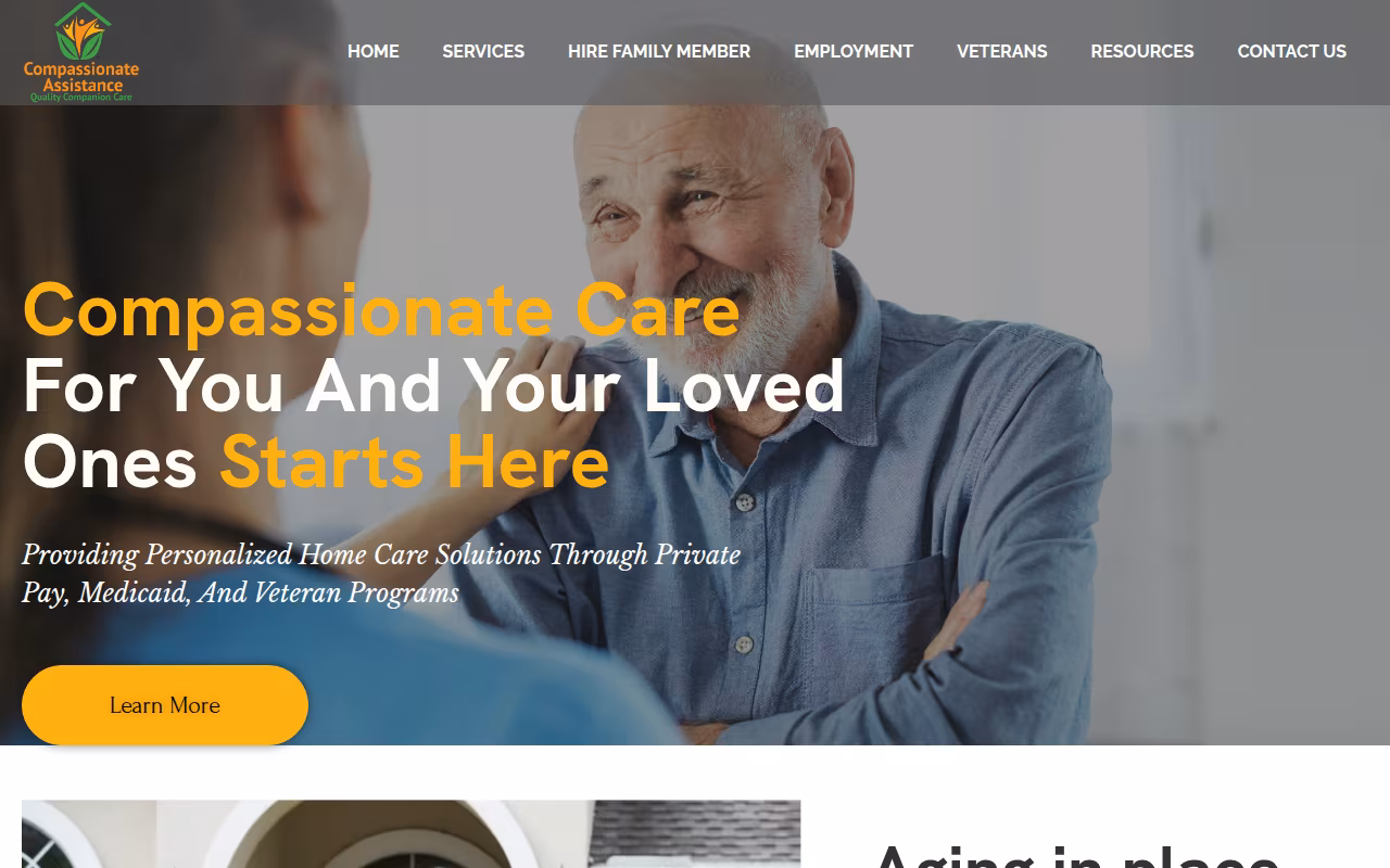 Compassionate Assistance website