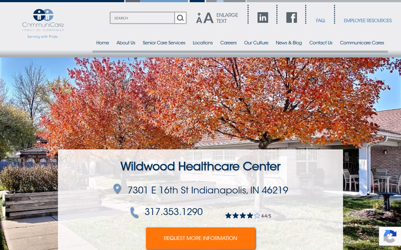 Wildwood Healthcare Center website