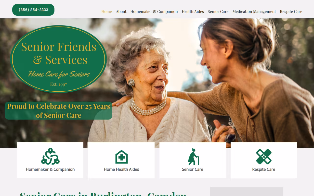 Senior Friends & Services Inc website
