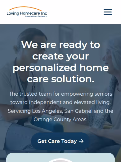 Loving Homecare Inc website
