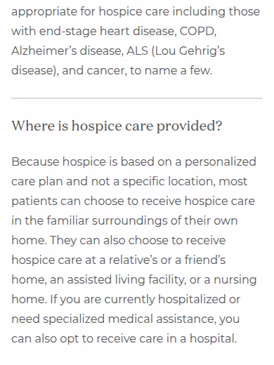 Hospice Plus website