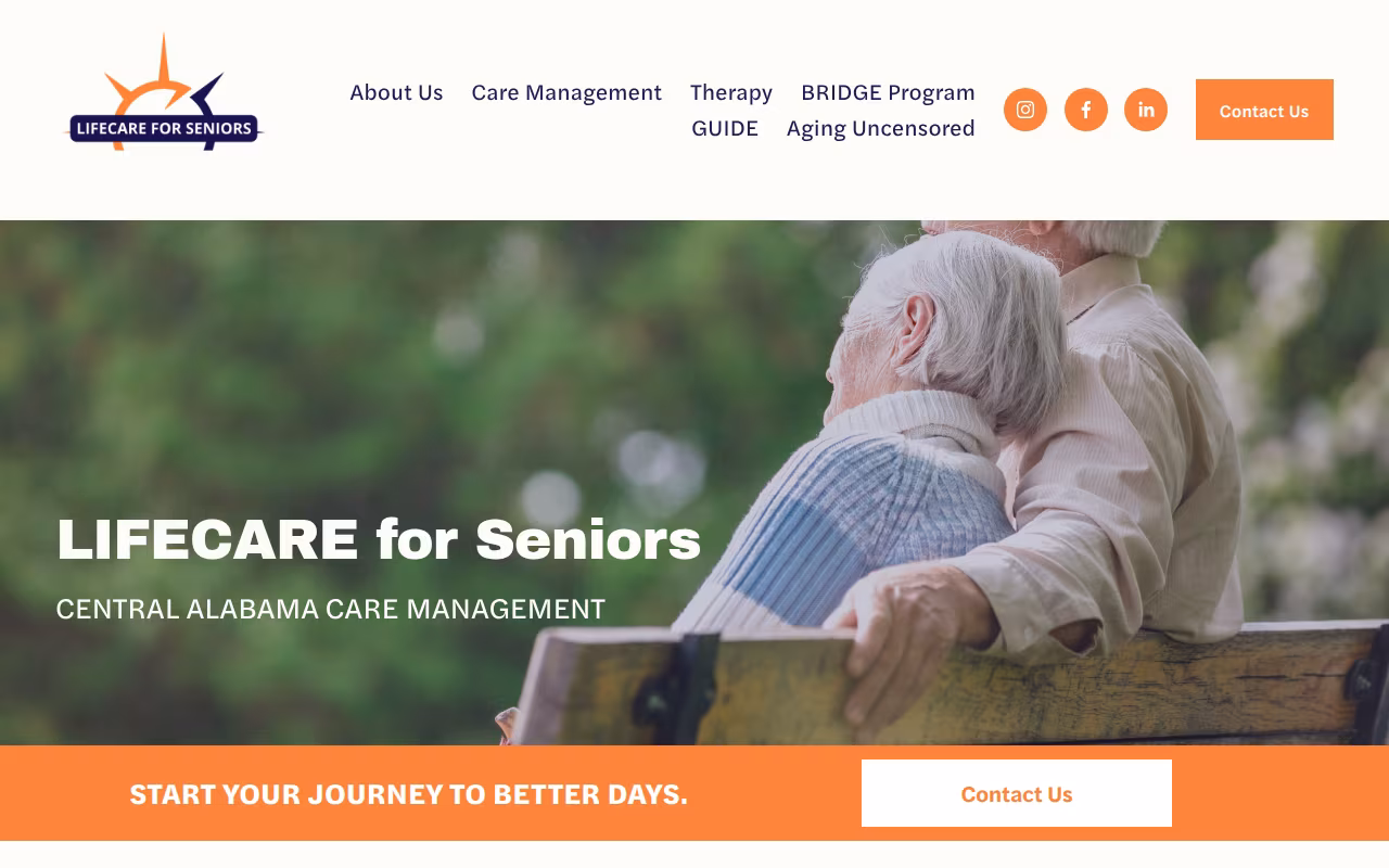 LifeCare for Seniors website