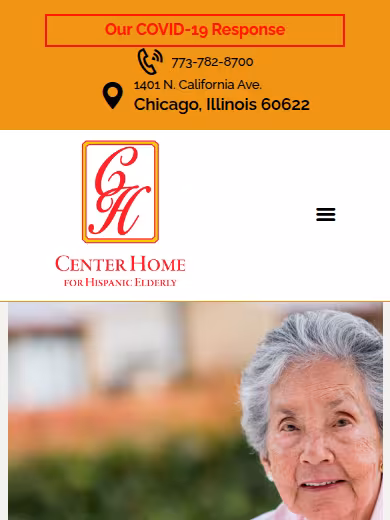 Center Home for Hispanic Elderly website