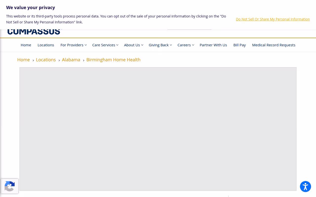 Compassus, Birmingham, Home Health website