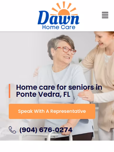 Dawn Home Care website