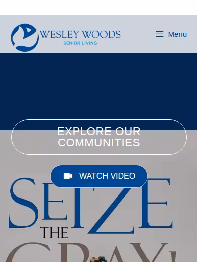 Wesley Woods Senior Living website