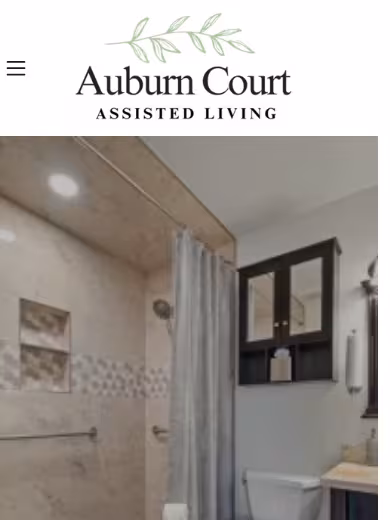 Auburn Court Assisted Living website