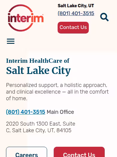 Interim HealthCare of Salt Lake City website