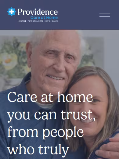 Providence: Care at Home website