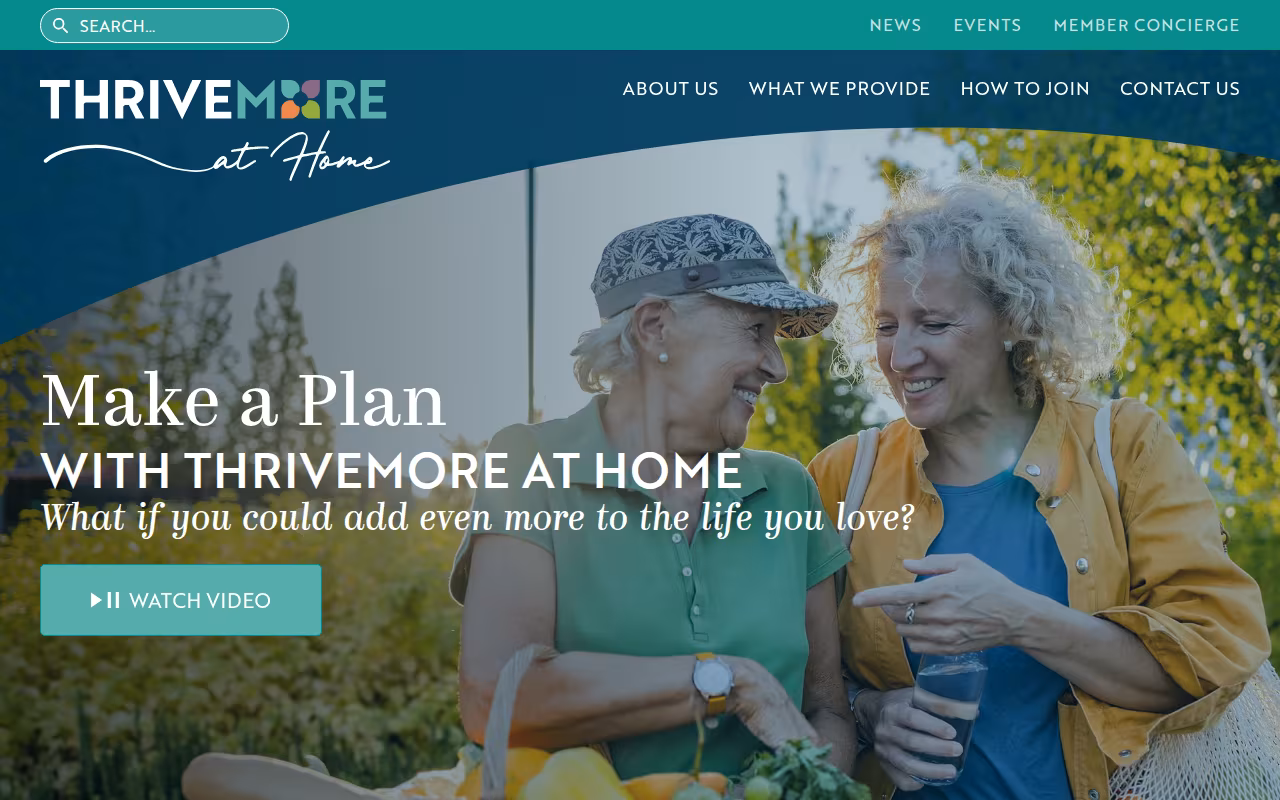 ThriveMore at Home website