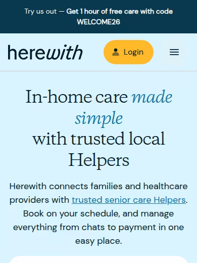 Herewith Inc. website