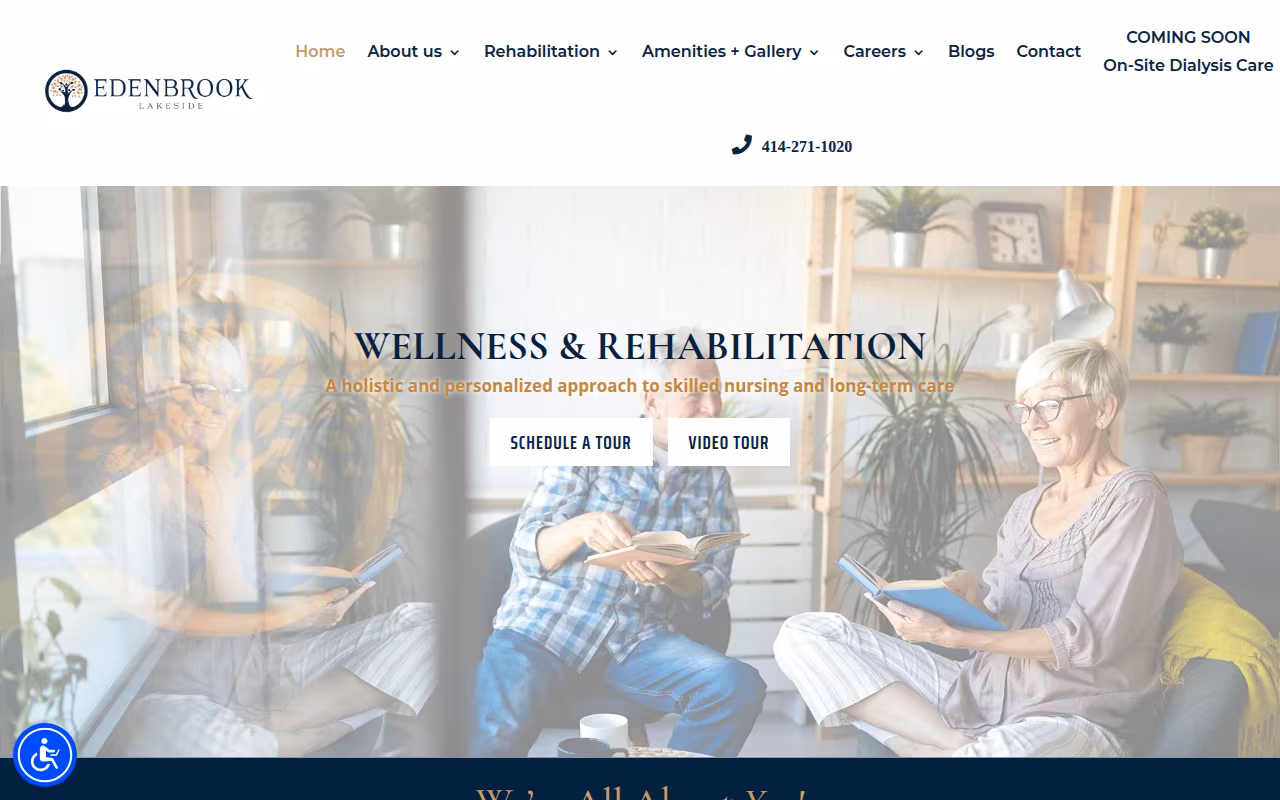 Edenbrook Lakeside website