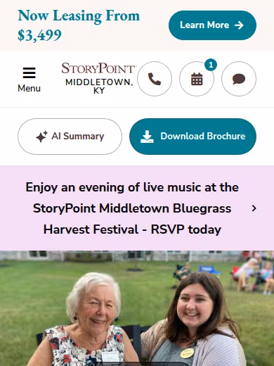StoryPoint Middletown website