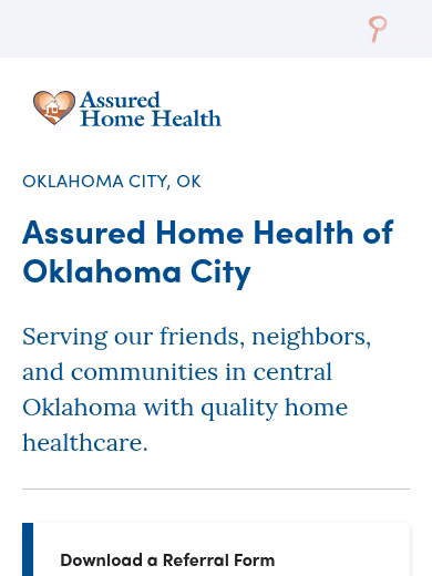 Assured Home Health of Oklahoma City website