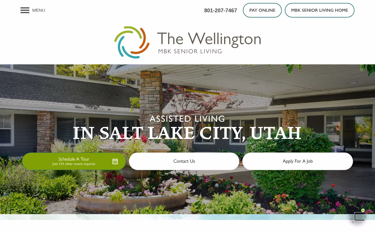 The Wellington website