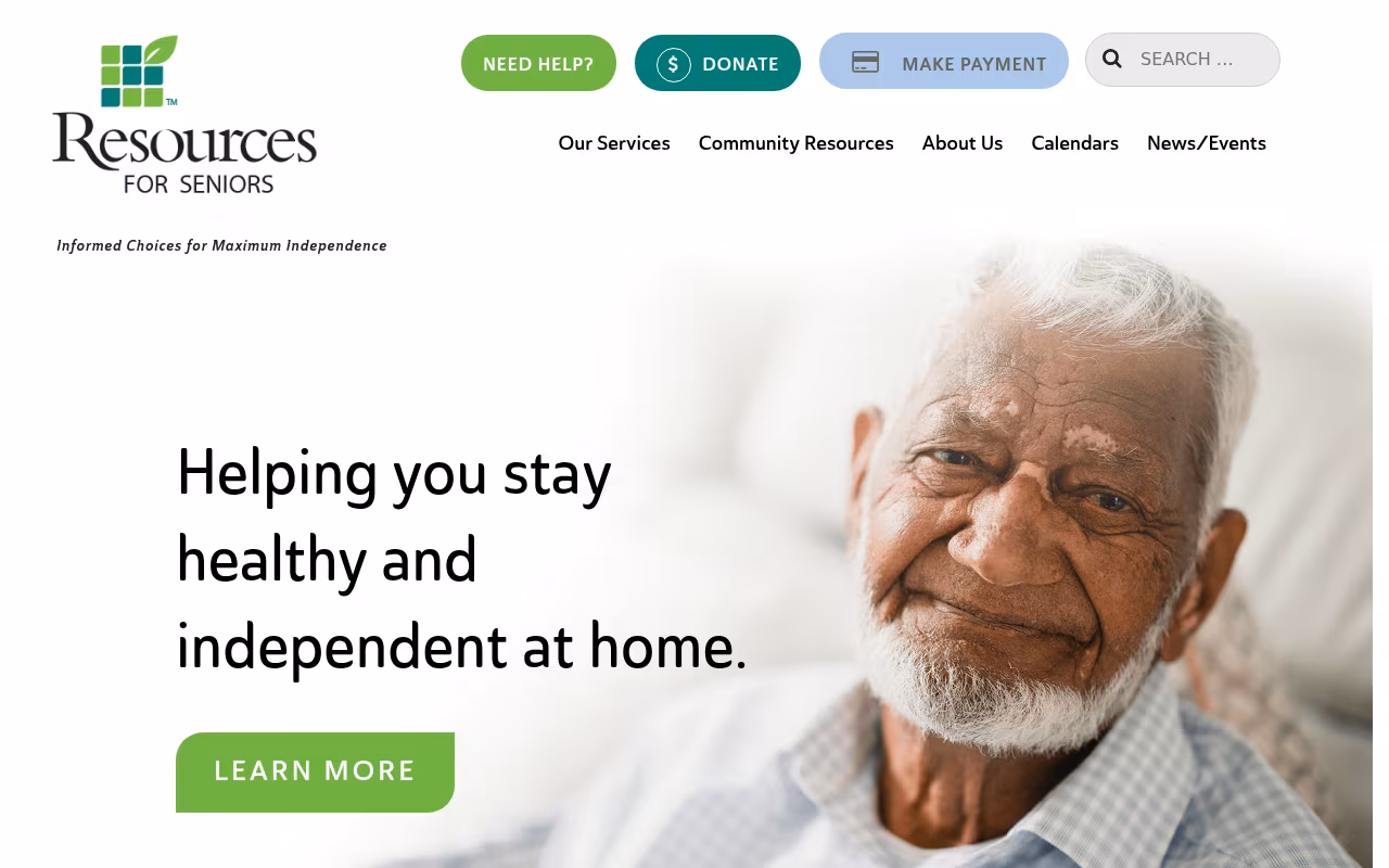 Resources For Seniors Inc website
