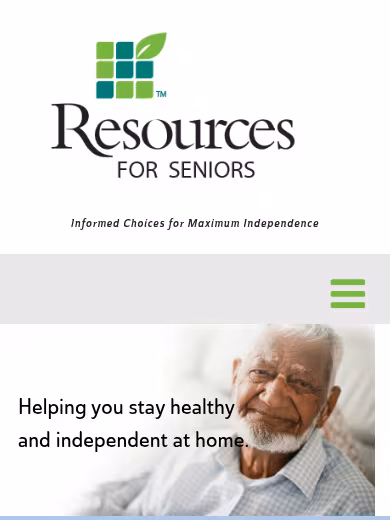 Resources For Seniors Inc website